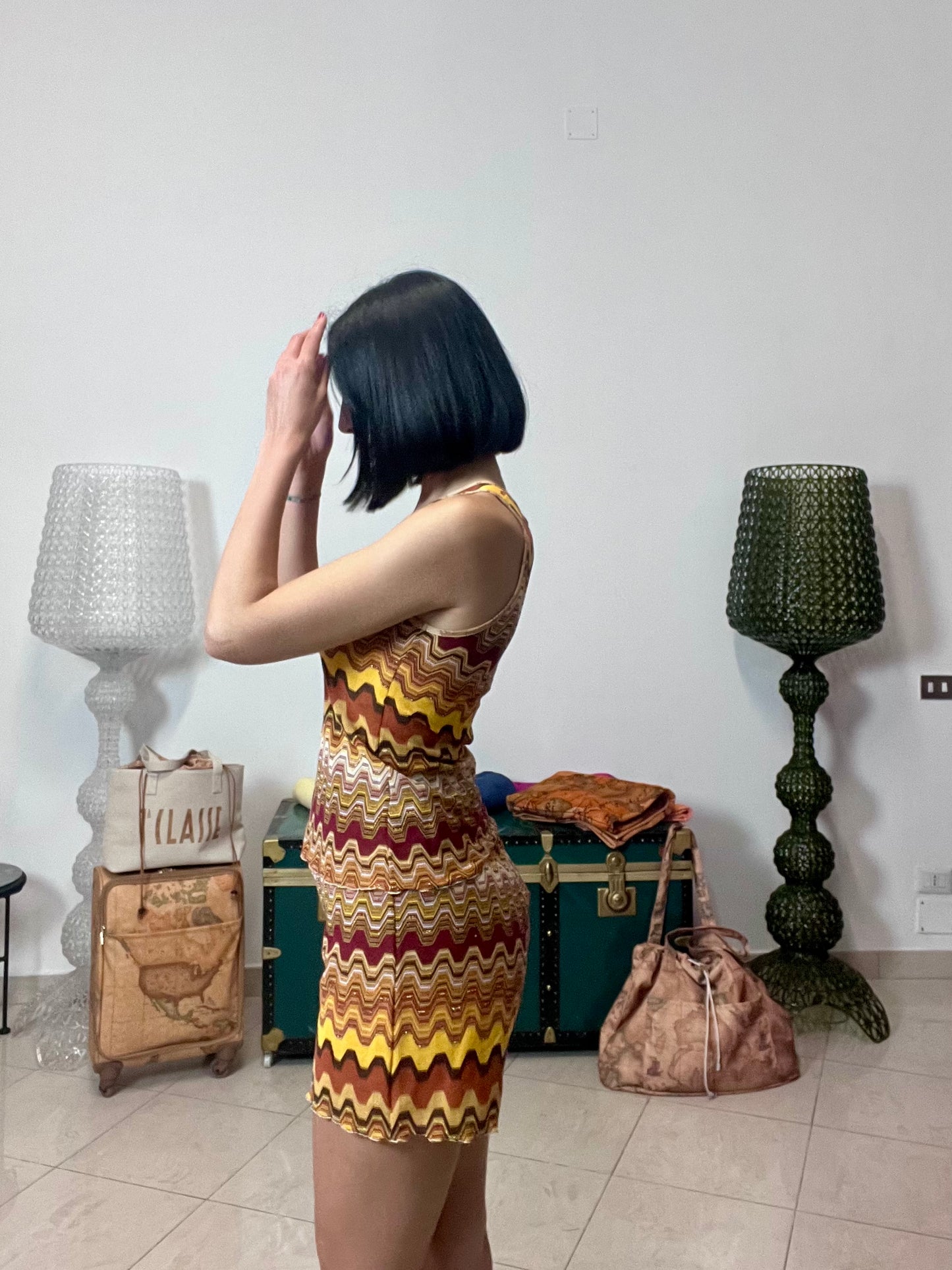Coordinato luxury crochet -Alviero Martini 1C