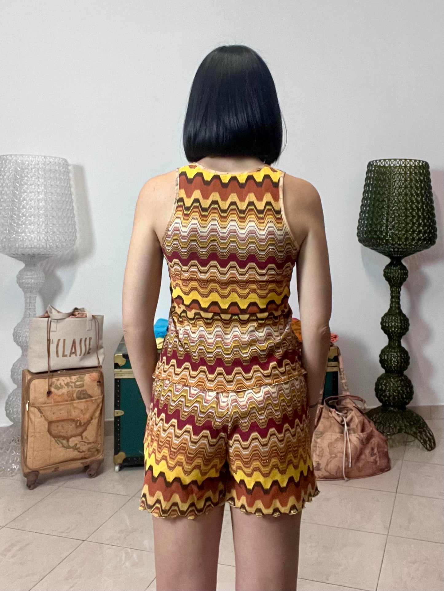 Coordinato luxury crochet -Alviero Martini 1C