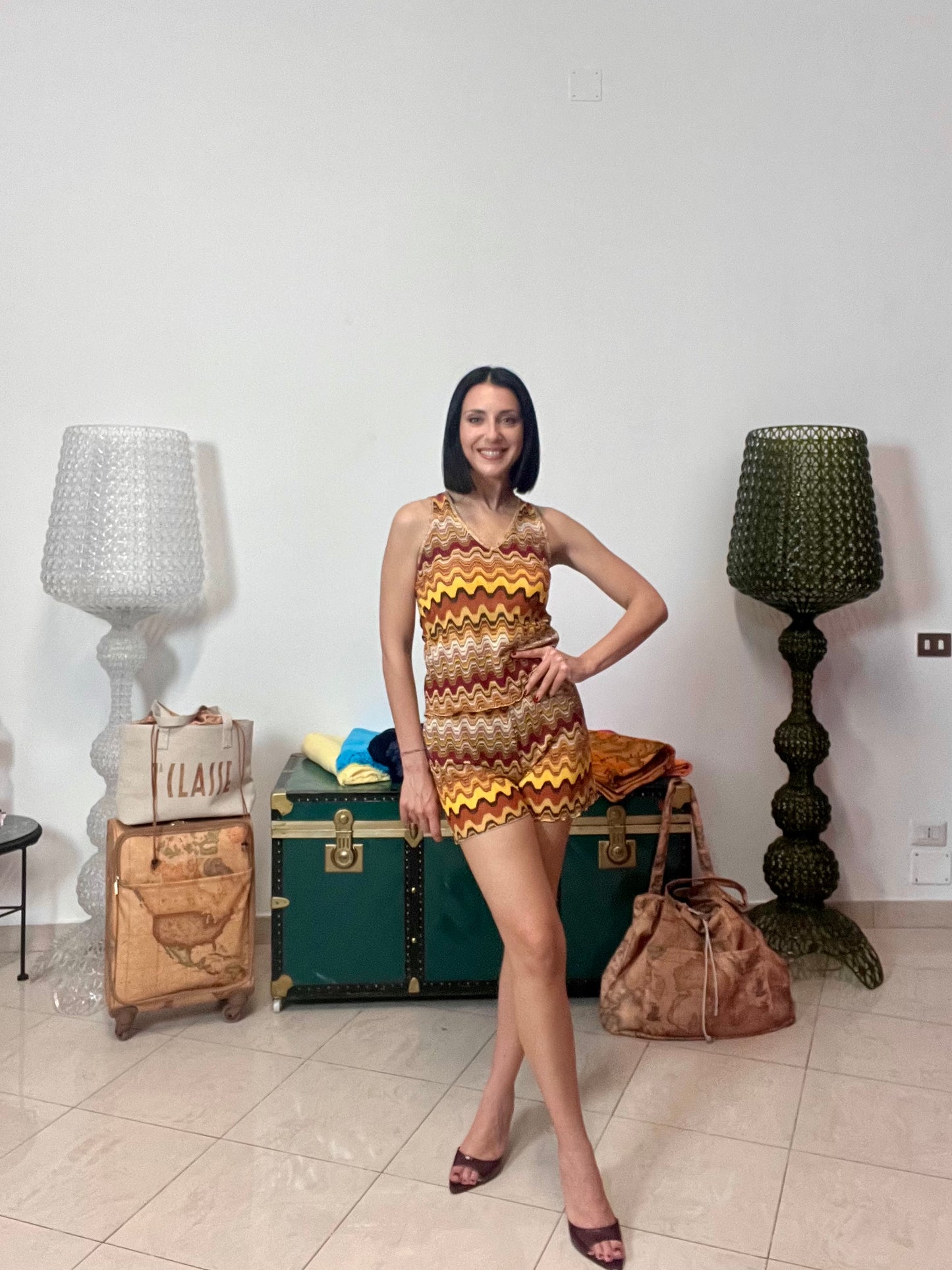 Coordinato luxury crochet -Alviero Martini 1C