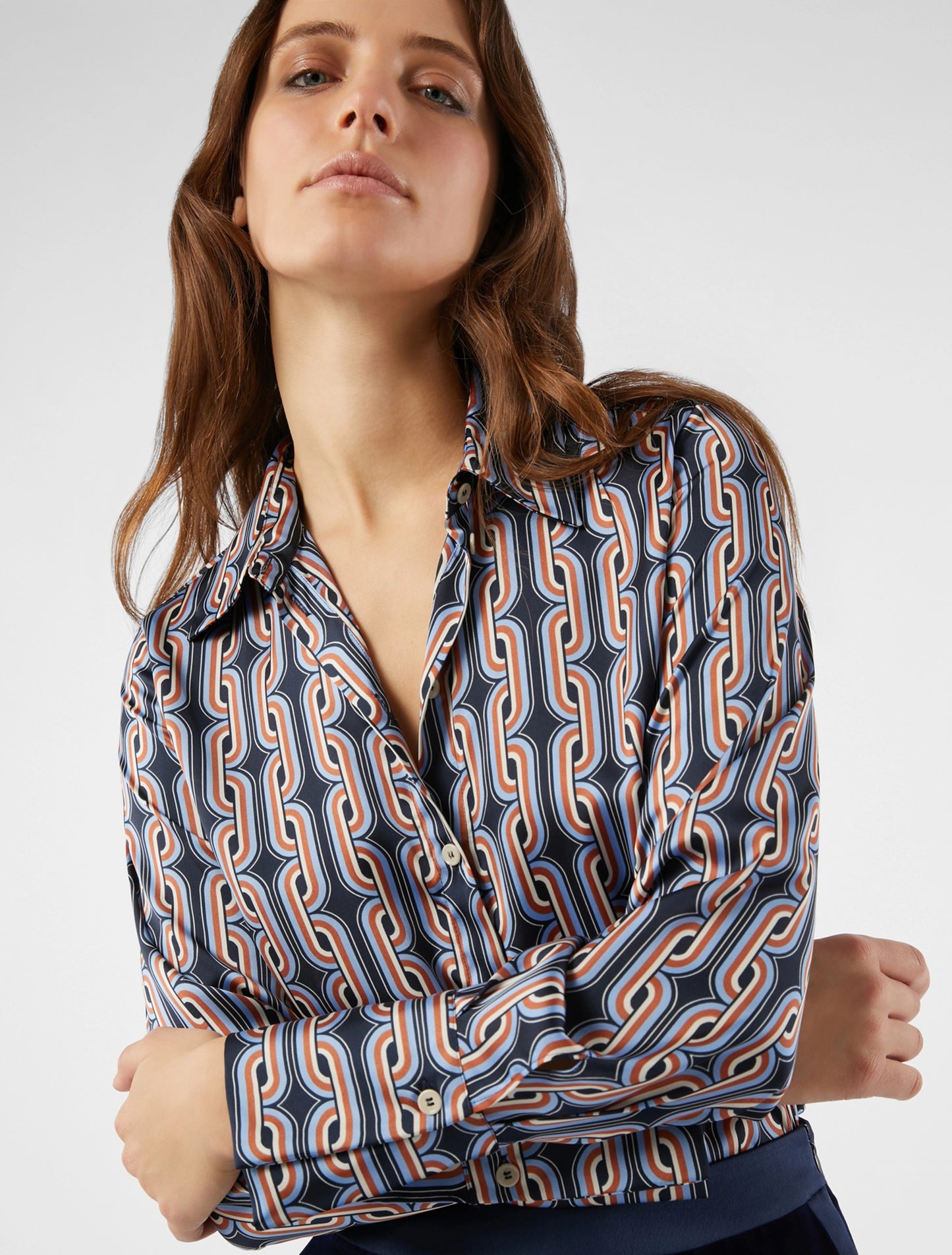 Camicia in raso BORGO -Pennyblack