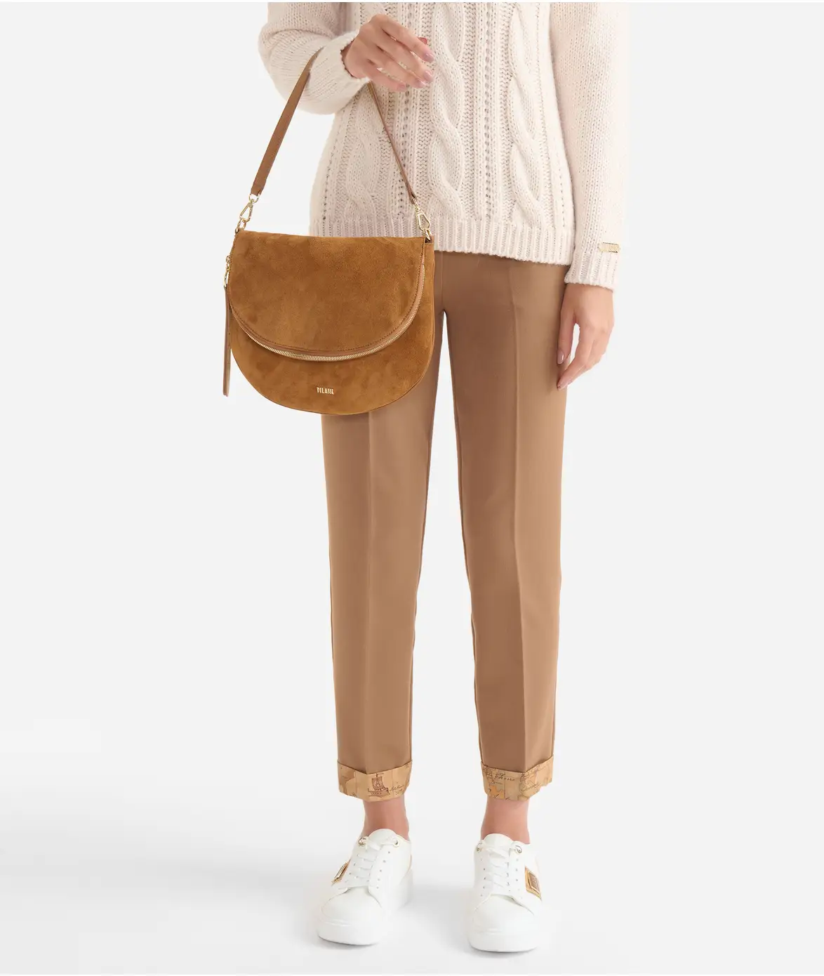 Wild Leather sottospalla con patta Camoscio -Alviero Martini 1C