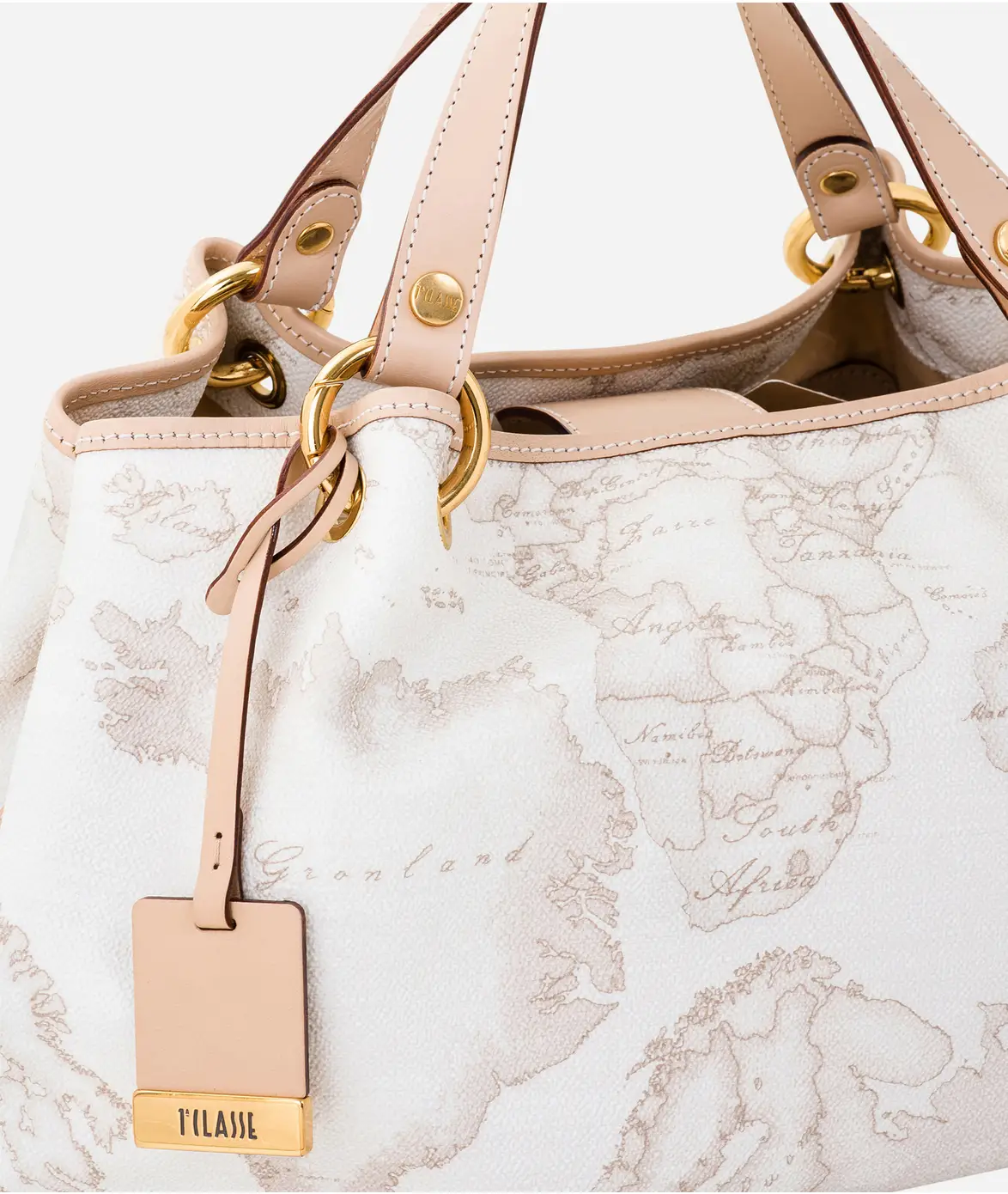 Geo White Borsa Media a mano-Alviero Martini 1C