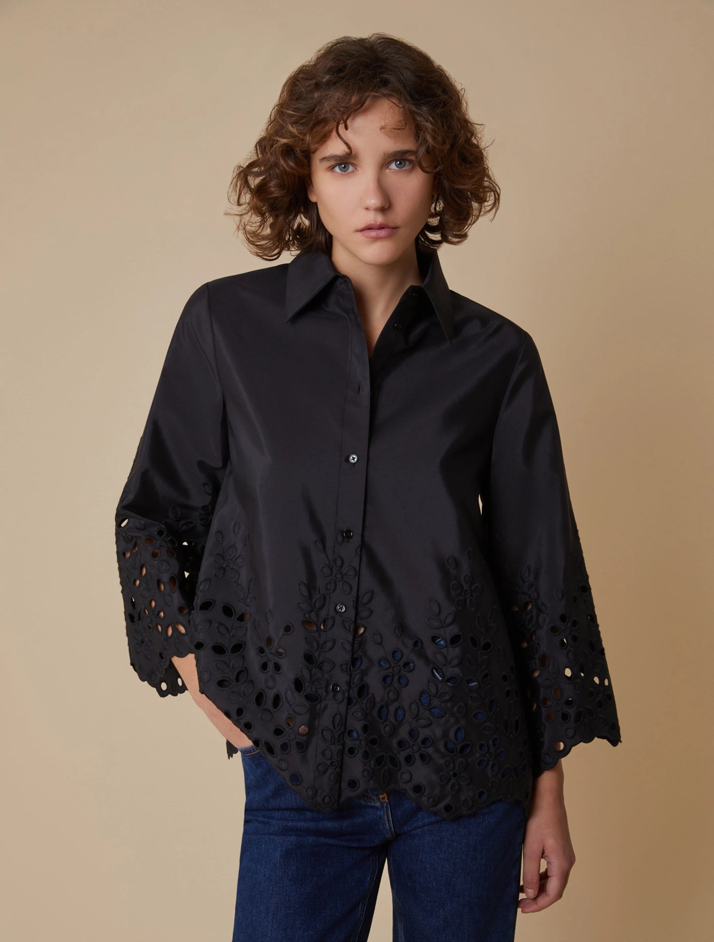 Camicia Taffettà Eclisse -Pennyblack
