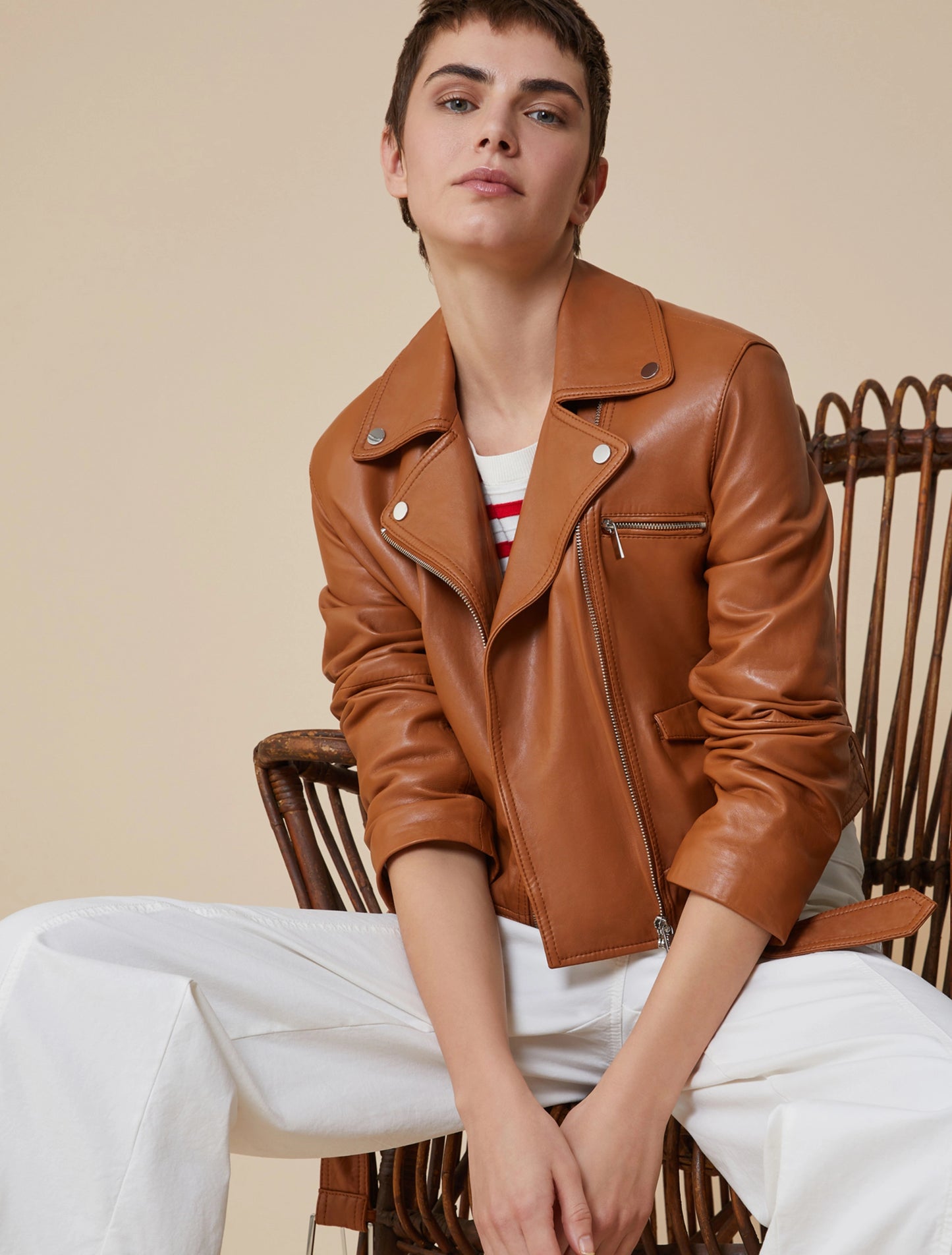 Giacca in pelle Ruby -Pennyblack