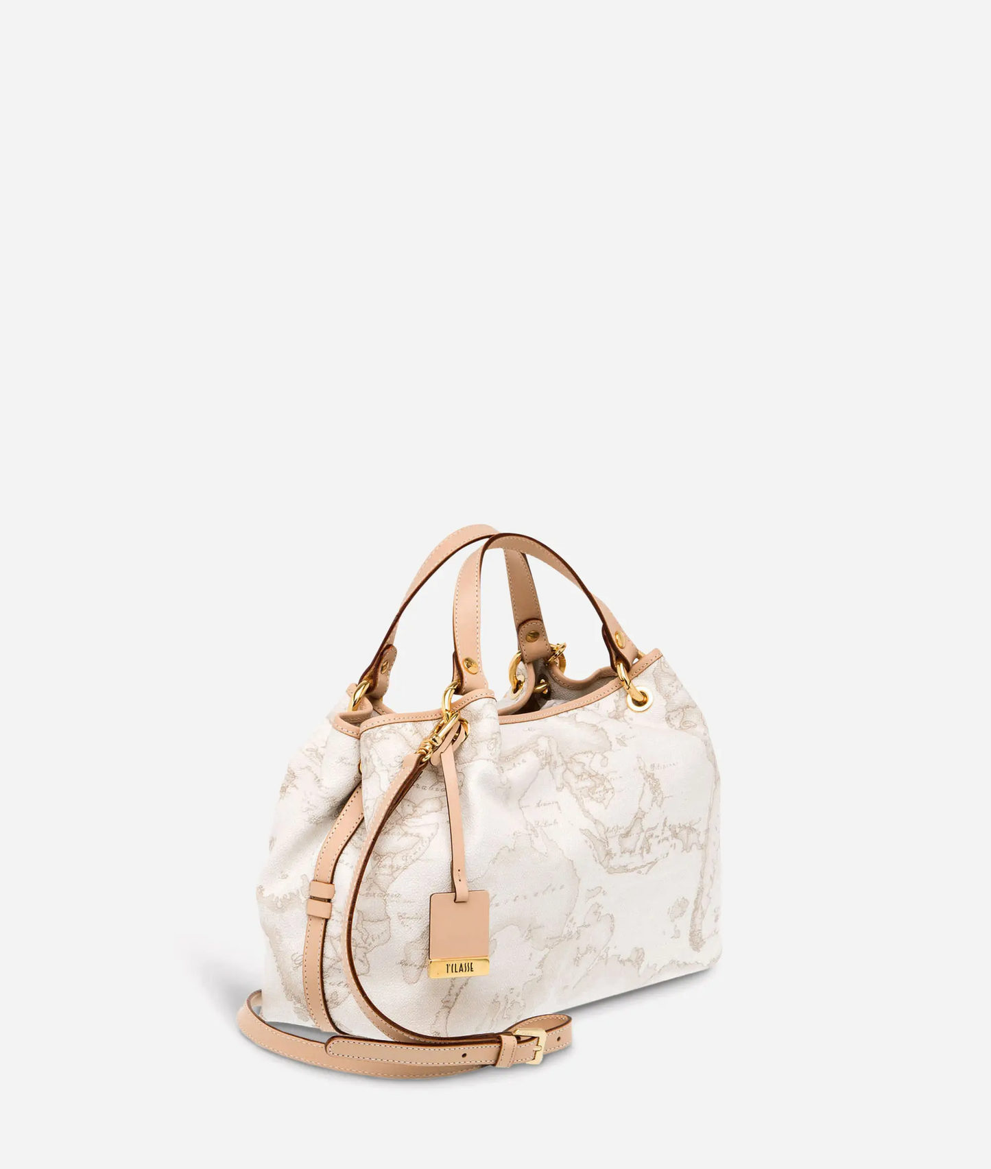Geo White Borsa Media a mano-Alviero Martini 1C