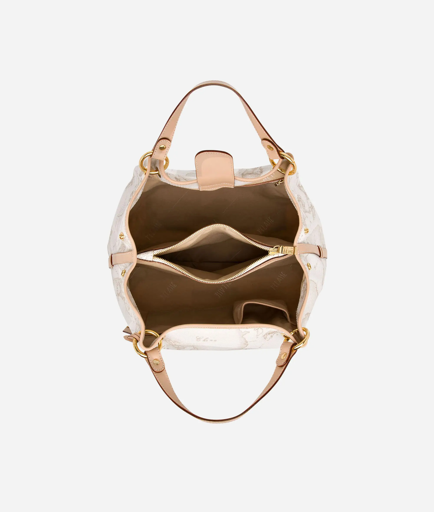 Geo White Borsa Media a mano-Alviero Martini 1C