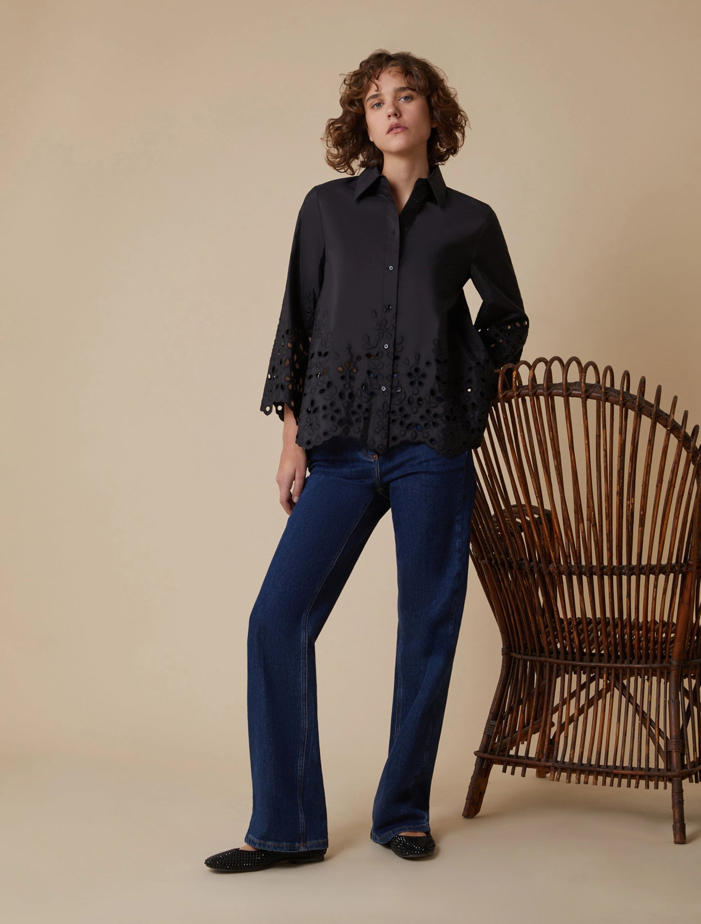 Camicia Taffettà Eclisse -Pennyblack