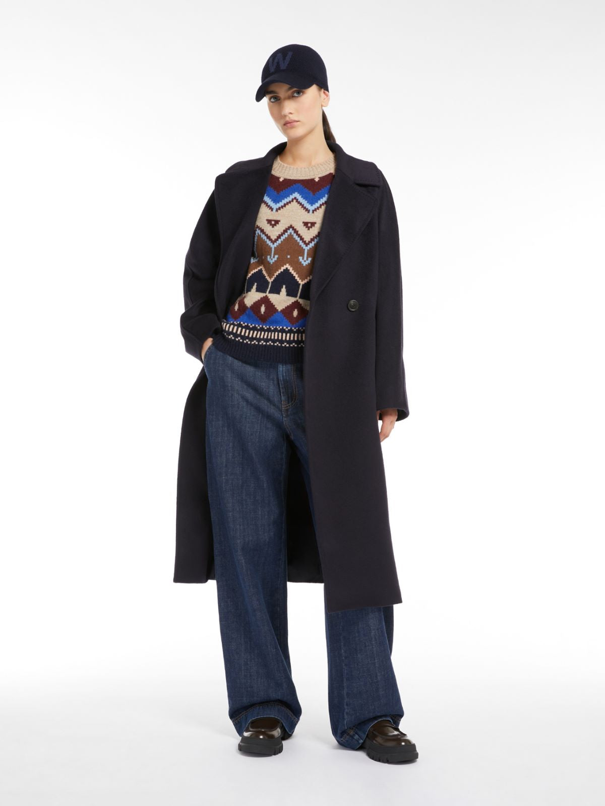 Cappotto in lana con cintura RESINA -Weekend MaxMara